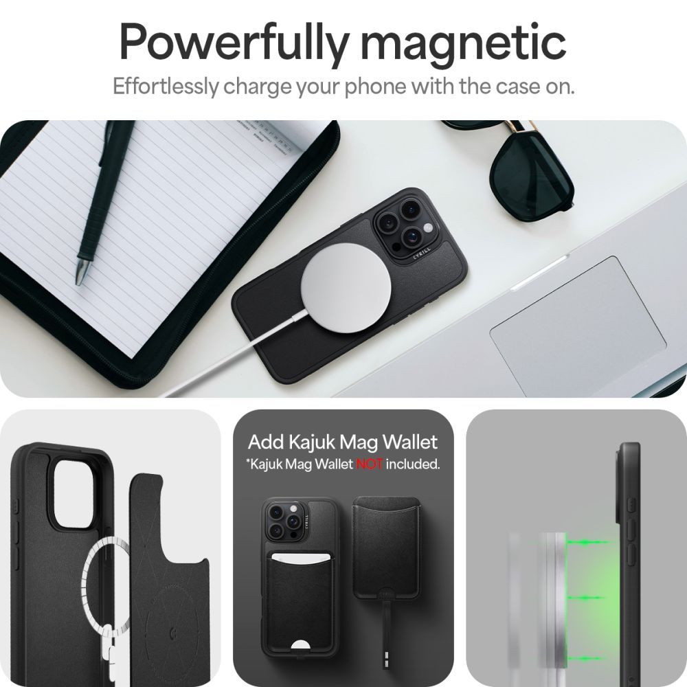 KRYT SPIGEN CYRILL KAJUK CLASSIC CHARM MAG MAGSAFE IPHONE 16 PRO MAX BLACK