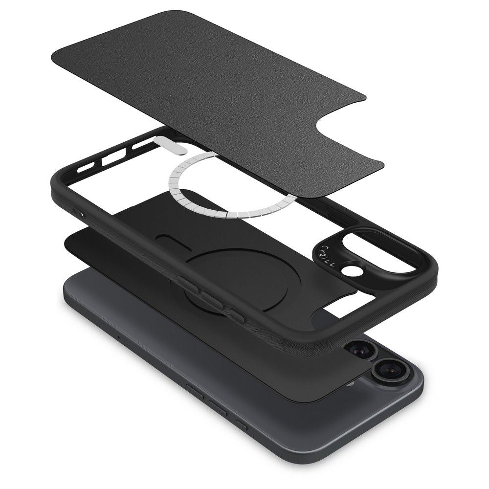 KRYT SPIGEN CYRILL KAJUK MAG MAGSAFE IPHONE 16 BLACK