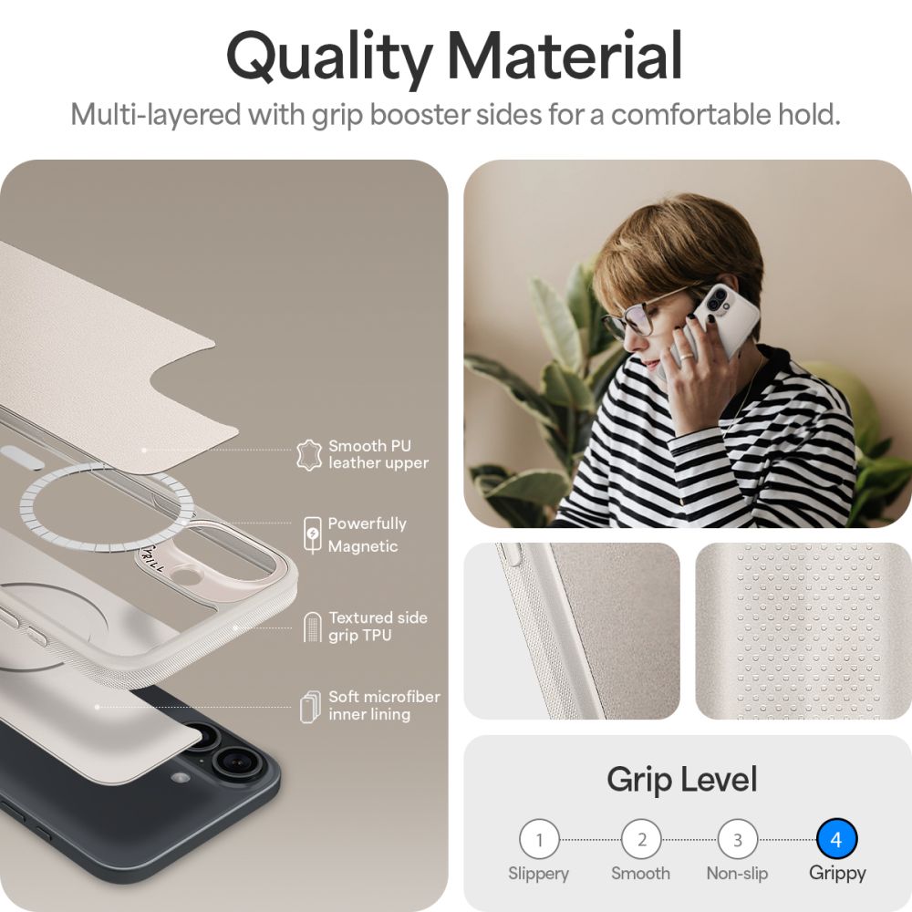 KRYT SPIGEN CYRILL KAJUK MAG MAGSAFE IPHONE 16 CREAM