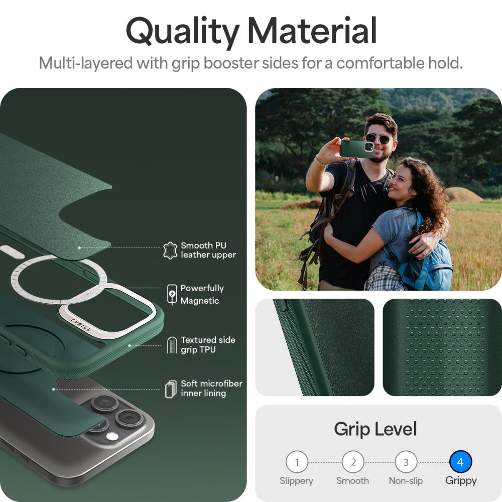 KRYT SPIGEN CYRILL KAJUK MAG MAGSAFE IPHONE 16 PRO FOREST GREEN