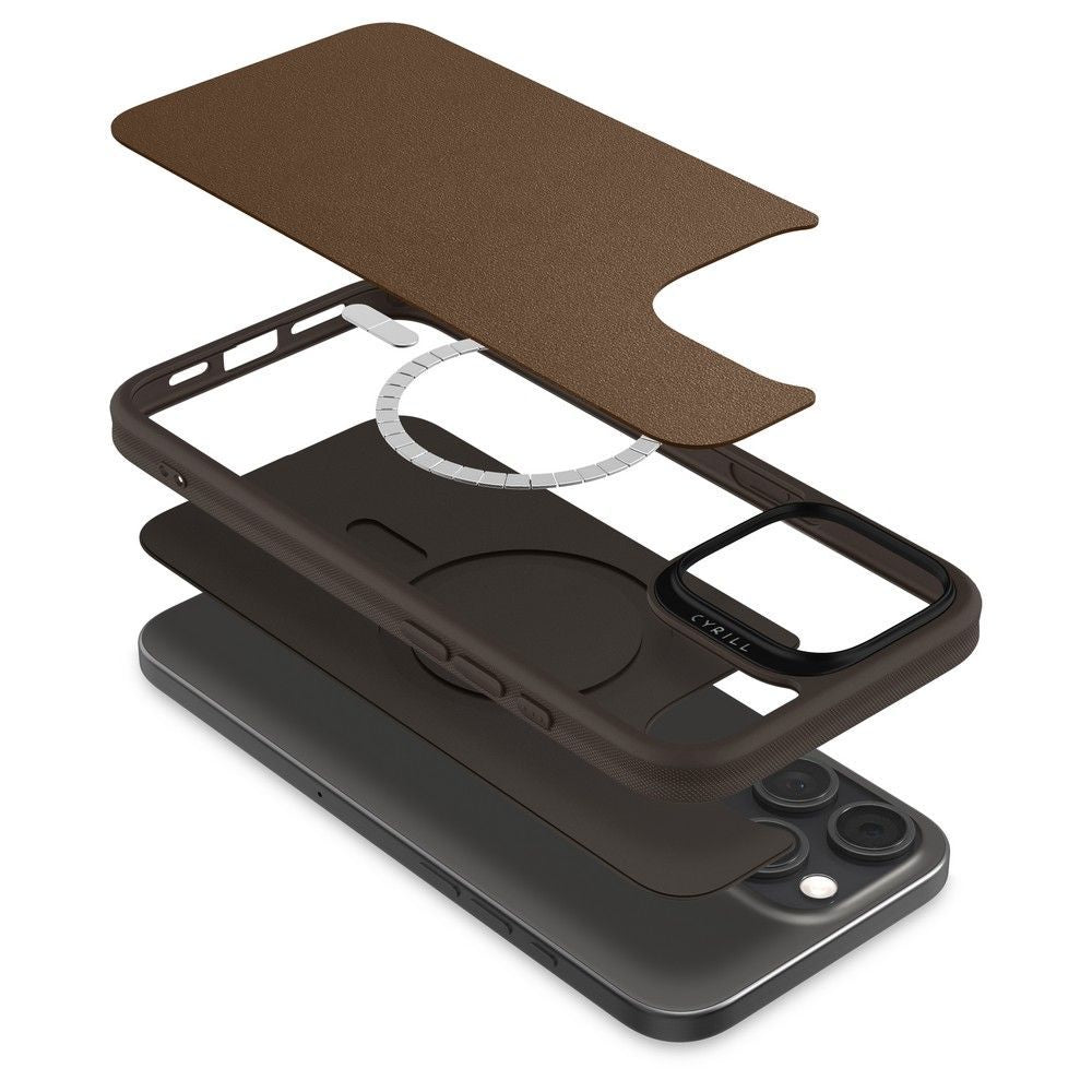 KRYT SPIGEN CYRILL KAJUK MAG MAGSAFE IPHONE 16 PRO SADDLE BROWN