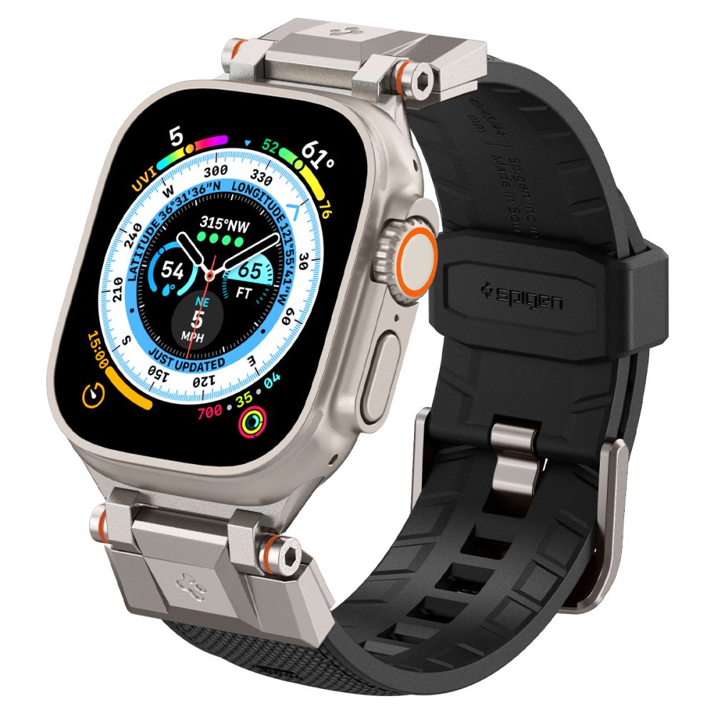 REMIENOK SPIGEN DURAPRO ARMOR APPLE WATCH 6 / 7 / 8 / 9 / 10 / SE / ULTRA 1 / 2 (44 / 45 / 46 / 49 MM) BLACK