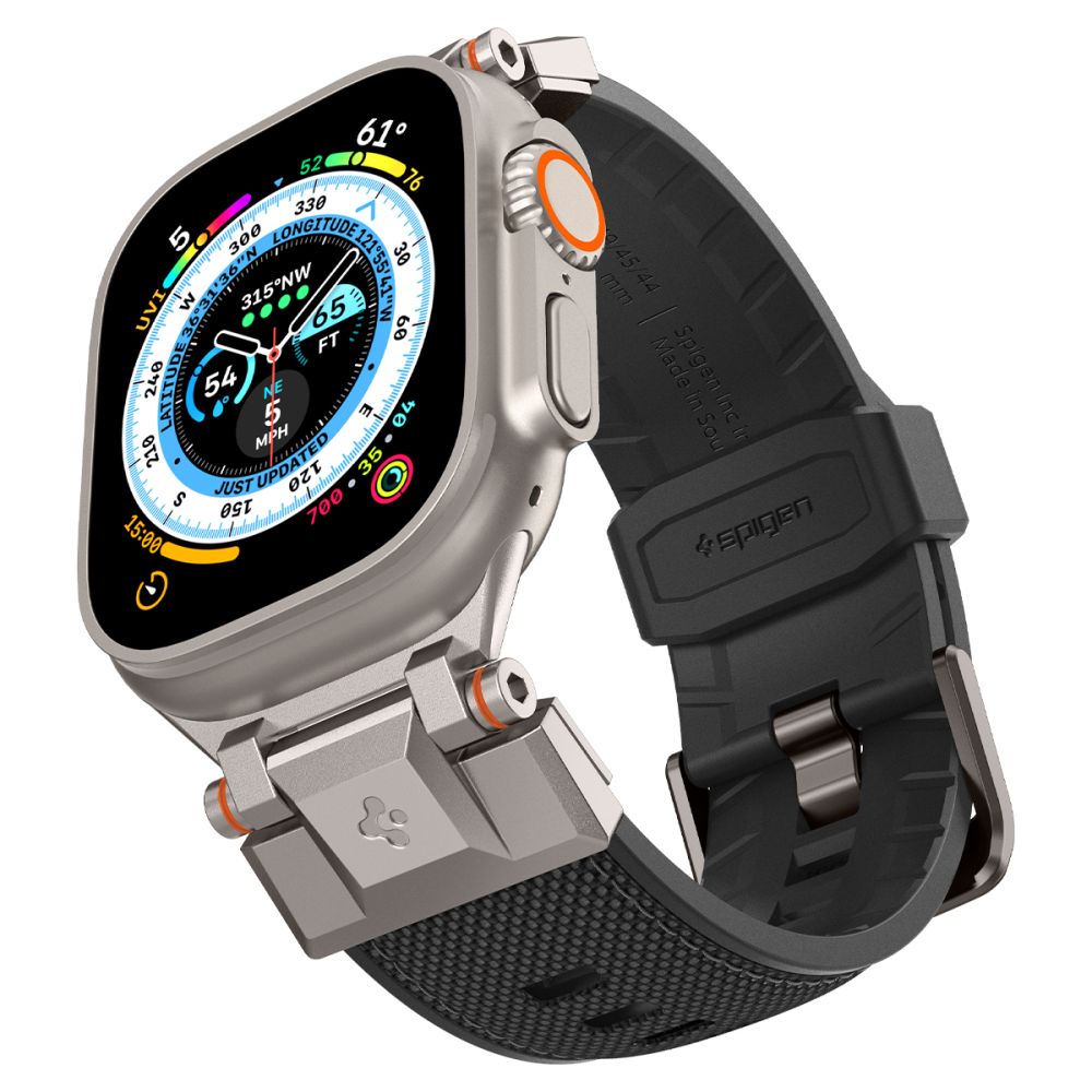 REMIENOK SPIGEN DURAPRO ARMOR APPLE WATCH 6 / 7 / 8 / 9 / 10 / SE / ULTRA 1 / 2 (44 / 45 / 46 / 49 MM) BLACK