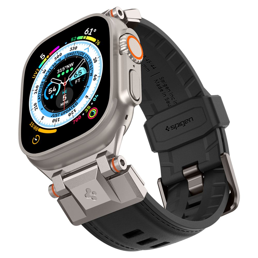 REMIENOK SPIGEN DURAPRO ARMOR PU APPLE WATCH 6 / 7 / 8 / 9 / 10 / SE / ULTRA 1 / 2 (44 / 45 / 46 / 49 MM) BLACK