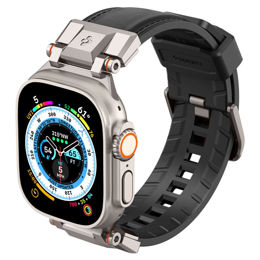 REMIENOK SPIGEN DURAPRO ARMOR PU APPLE WATCH 6 / 7 / 8 / 9 / 10 / SE / ULTRA 1 / 2 (44 / 45 / 46 / 49 MM) BLACK