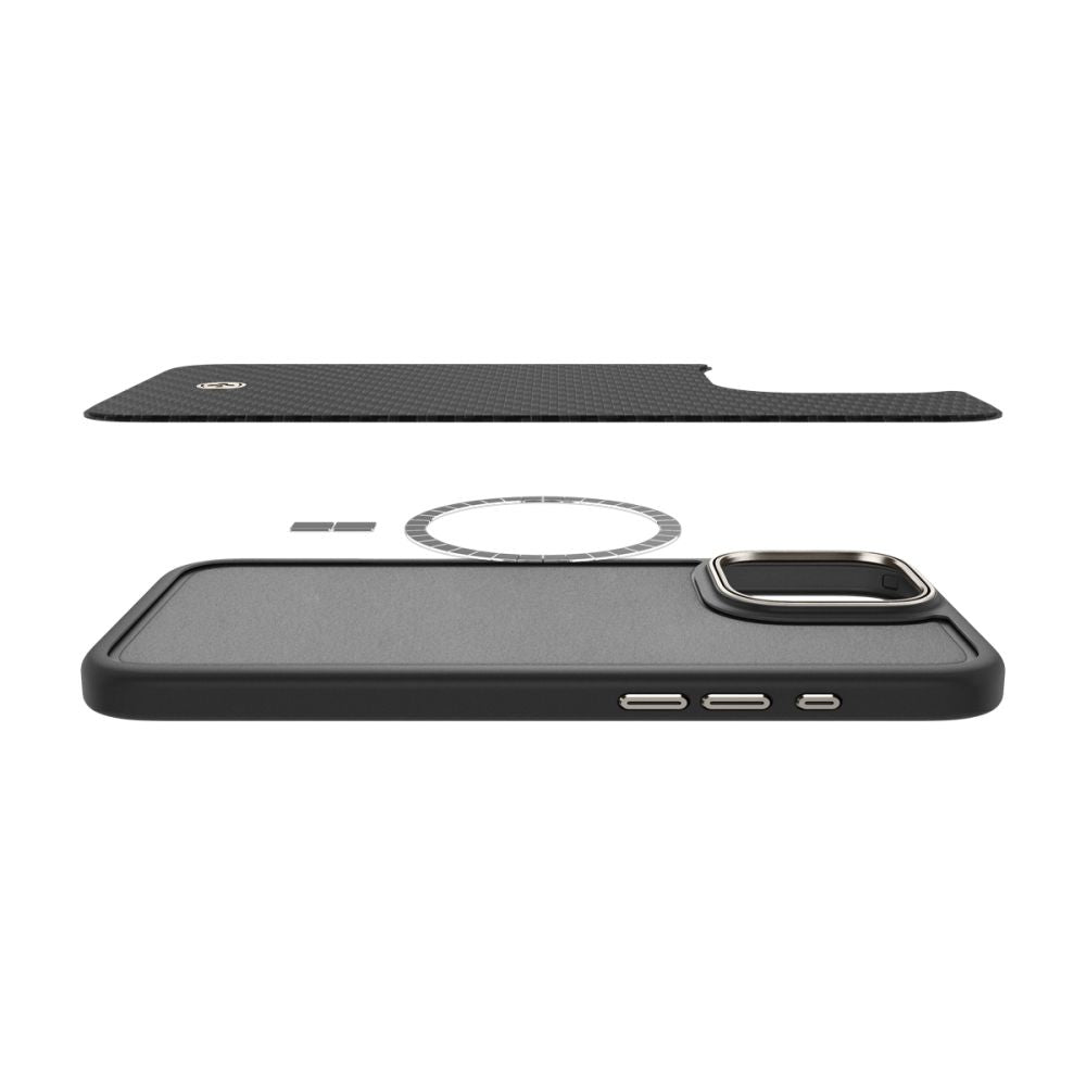 KRYT SPIGEN ENZO ARAMID MAG MAGSAFE IPHONE 16 PRO BLACK/NATURAL
