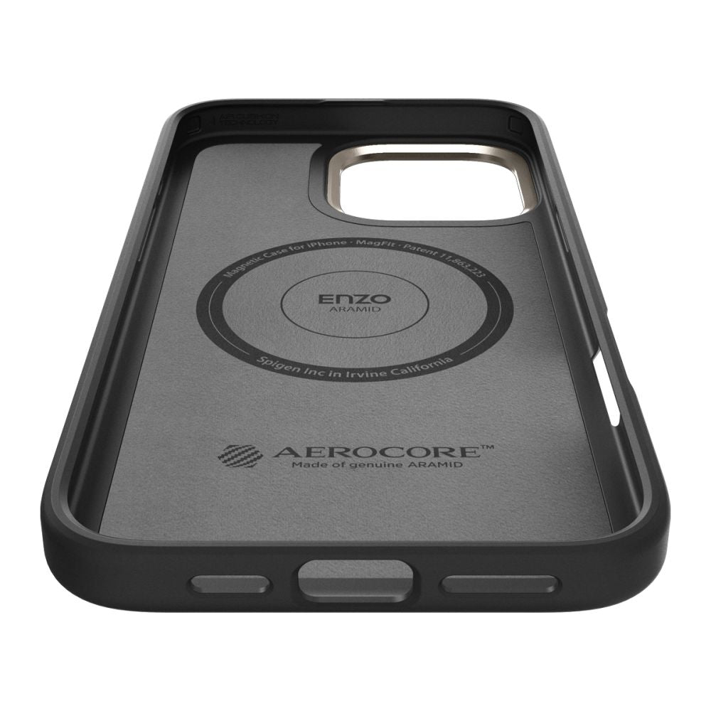 KRYT SPIGEN ENZO ARAMID MAG MAGSAFE IPHONE 16 PRO BLACK/NATURAL