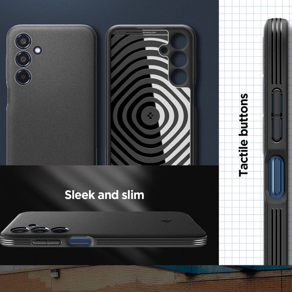 SPIGEN ESSENTIAL SANDBLAST GALAXY M35 5G MATTE BLACK