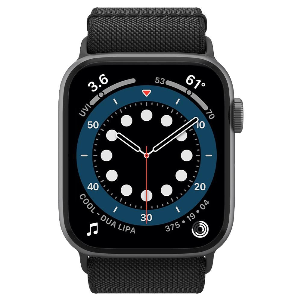 REMIENOK SPIGEN FIT LITE APPLE WATCH 6 / 7 / 8 / 9 / 10 / SE / ULTRA 1 / 2 (44 / 45 / 46 / 49 MM) BLACK