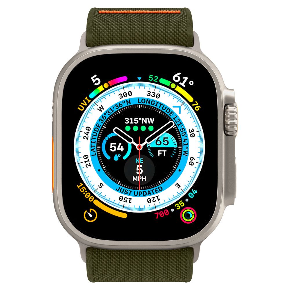 REMIENOK SPIGEN FIT LITE ULTRA APPLE WATCH 6 / 7 / 8 / 9 / 10 / SE / ULTRA 1 / 2 (44 / 45 / 46 / 49 MM) KHAKI