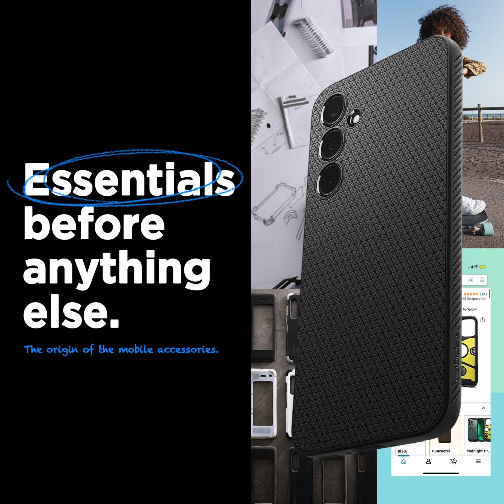 KRYT SPIGEN LIQUID AIR GALAXY A35 5G MATTE BLACK
