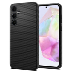 KRYT SPIGEN LIQUID AIR GALAXY A35 5G MATTE BLACK