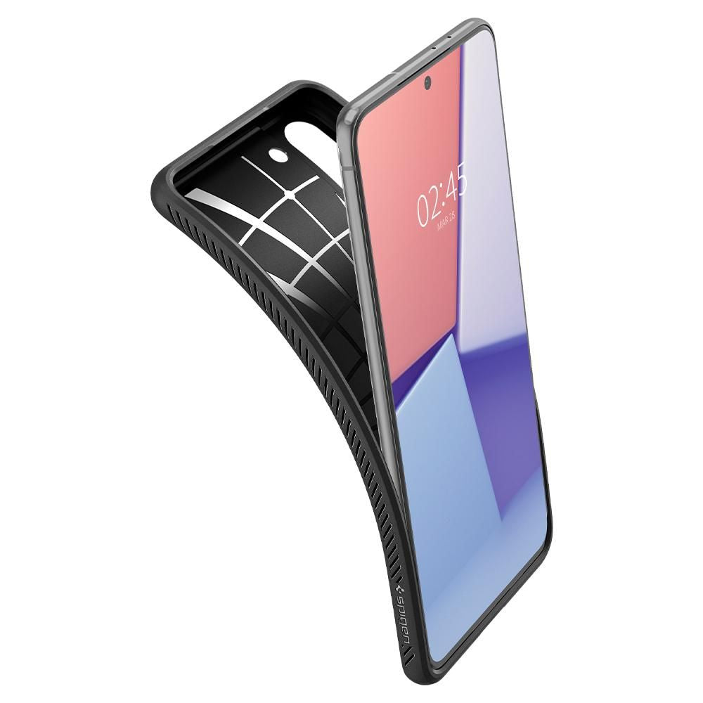 KRYT SPIGEN LIQUID AIR GALAXY S21 MATTE BLACK