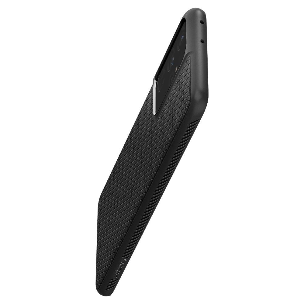 KRYT SPIGEN LIQUID AIR GALAXY S21 ULTRA MATTE BLACK
