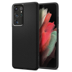 KRYT SPIGEN LIQUID AIR GALAXY S21 ULTRA MATTE BLACK