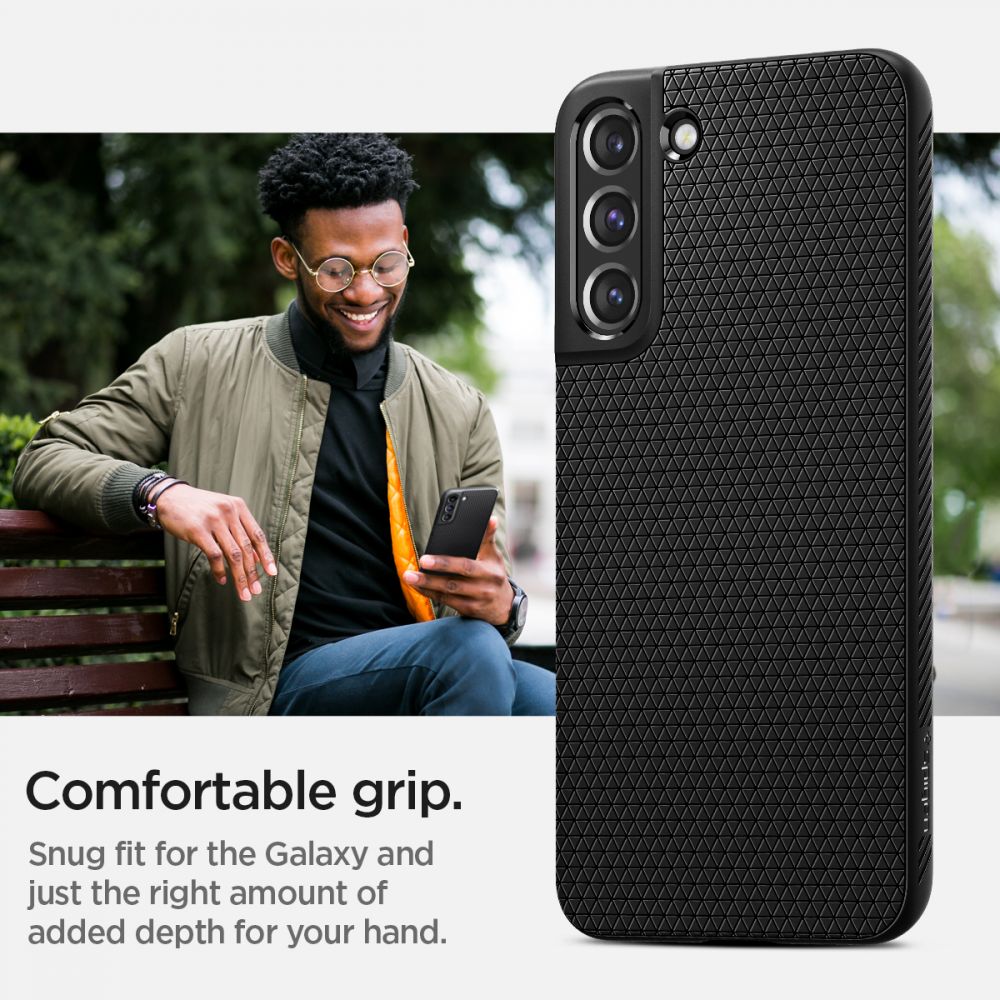  SPIGEN LIQUID AIR GALAXY S22 MATTE BLACK