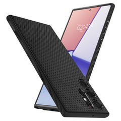 KRYT SPIGEN LIQUID AIR GALAXY S22 ULTRA MATTE BLACK