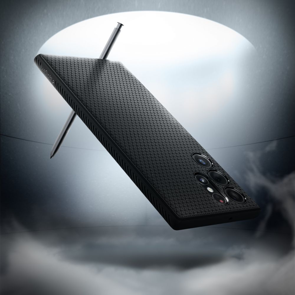 KRYT SPIGEN LIQUID AIR GALAXY S22 ULTRA MATTE BLACK