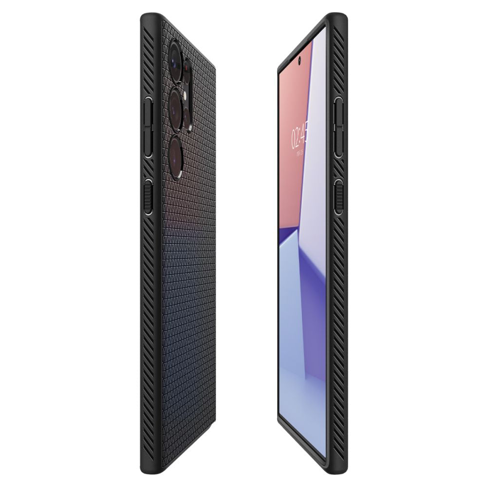 KRYT SPIGEN LIQUID AIR GALAXY S23 ULTRA MATTE BLACK