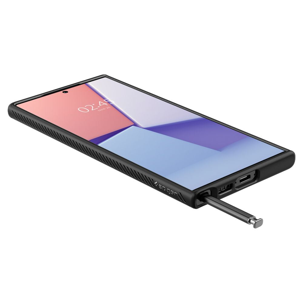 KRYT SPIGEN LIQUID AIR GALAXY S23 ULTRA MATTE BLACK