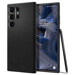 KRYT SPIGEN LIQUID AIR GALAXY S23 ULTRA MATTE BLACK