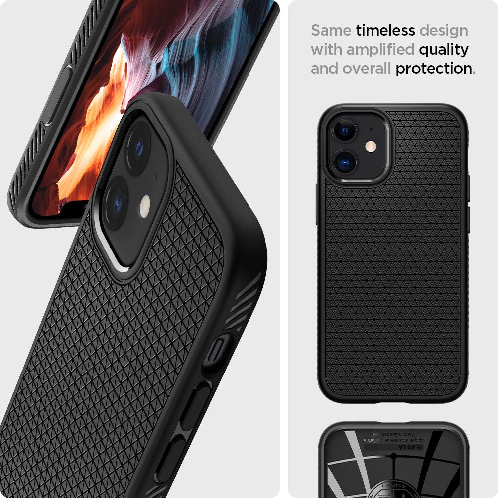  SPIGEN LIQUID AIR IPHONE 12 MINI MATTE BLACK