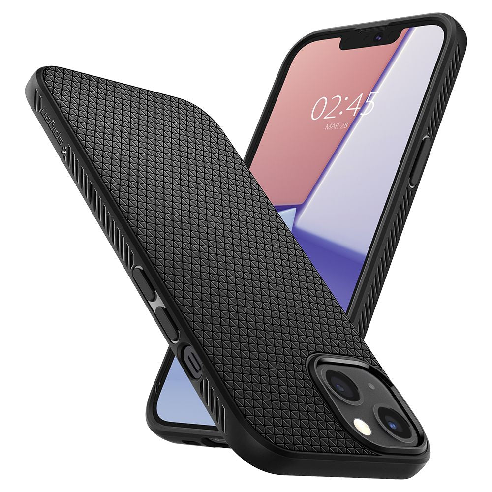 KRYT SPIGEN LIQUID AIR IPHONE 13 MINI MATTE BLACK