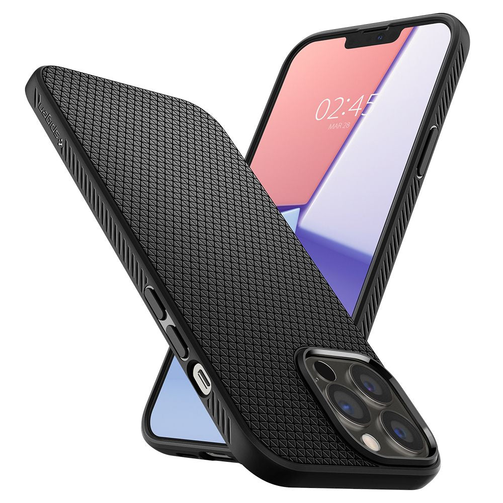 KRYT SPIGEN LIQUID AIR IPHONE 13 PRO MAX MATTE BLACK