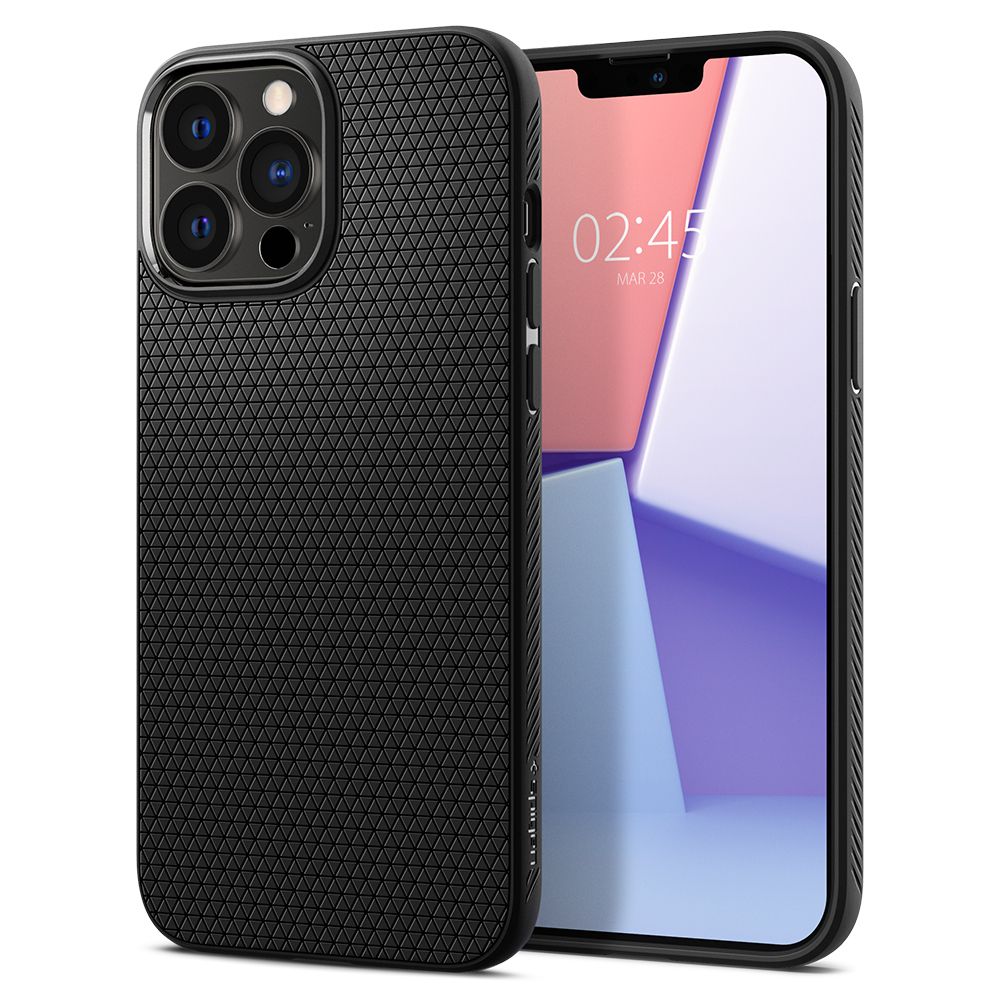 KRYT SPIGEN LIQUID AIR IPHONE 13 PRO MAX MATTE BLACK