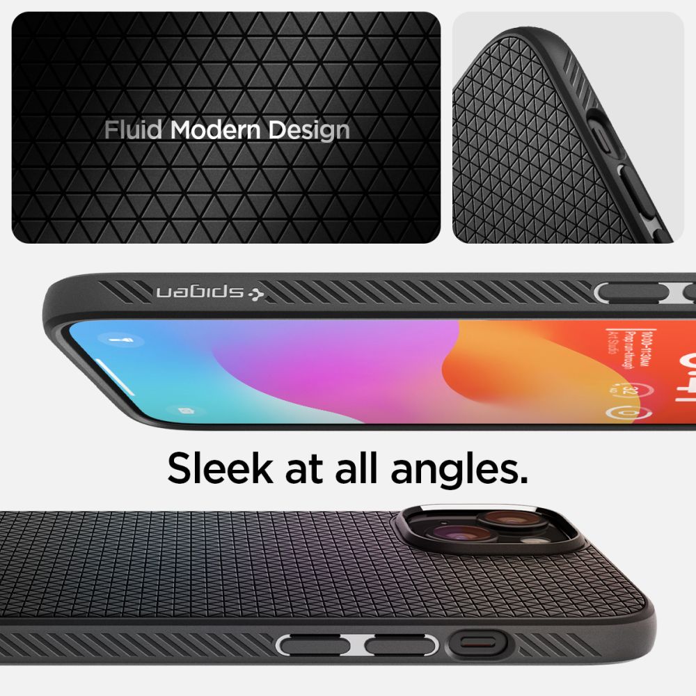  SPIGEN LIQUID AIR IPHONE 15 PLUS MATTE BLACK