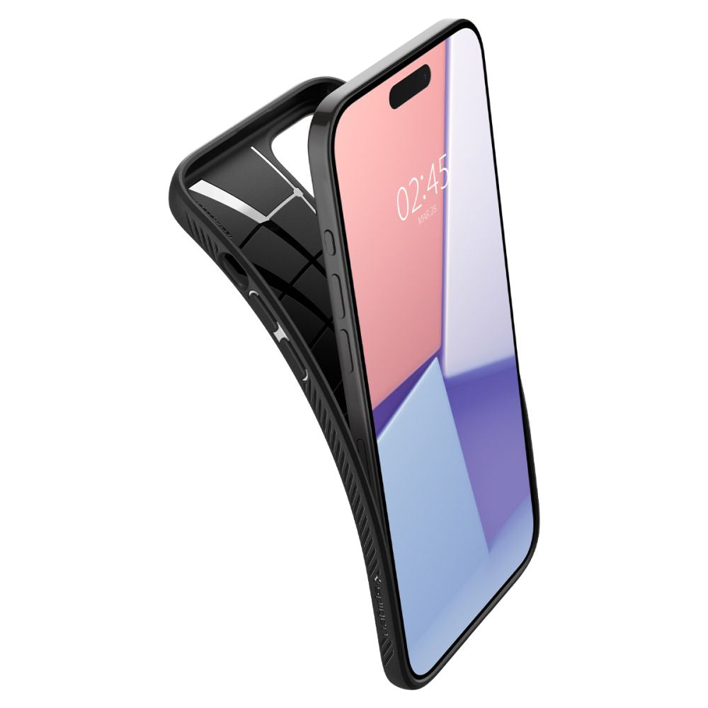KRYT SPIGEN LIQUID AIR IPHONE 15 PRO MAX MATTE BLACK