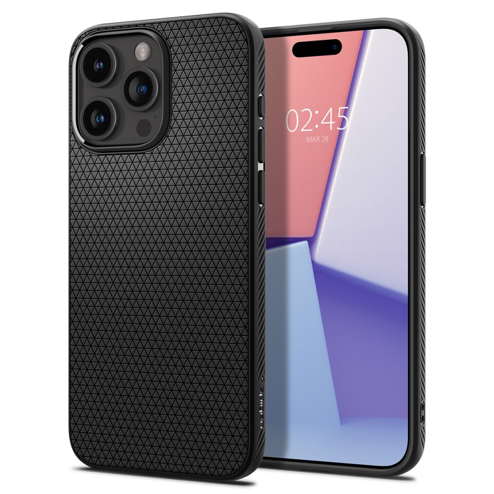 KRYT SPIGEN LIQUID AIR IPHONE 15 PRO MAX MATTE BLACK