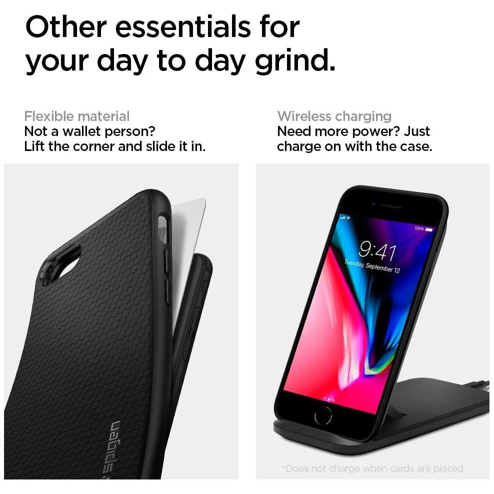 KRYT SPIGEN LIQUID AIR IPHONE 7/8/SE 2020 / SE 2022 BLACK