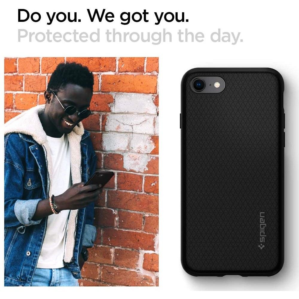 KRYT SPIGEN LIQUID AIR IPHONE 7/8/SE 2020 / SE 2022 BLACK
