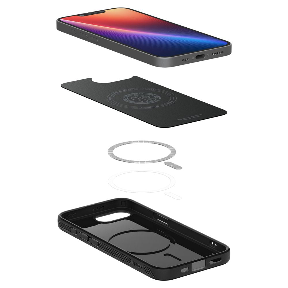 KRYT SPIGEN LIQUID AIR MAG MAGSAFE IPHONE 16E MATTE BLACK