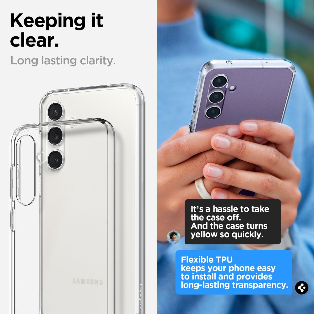 KRYT SPIGEN LIQUID CRYSTAL GALAXY S23 FE CRYSTAL CLEAR