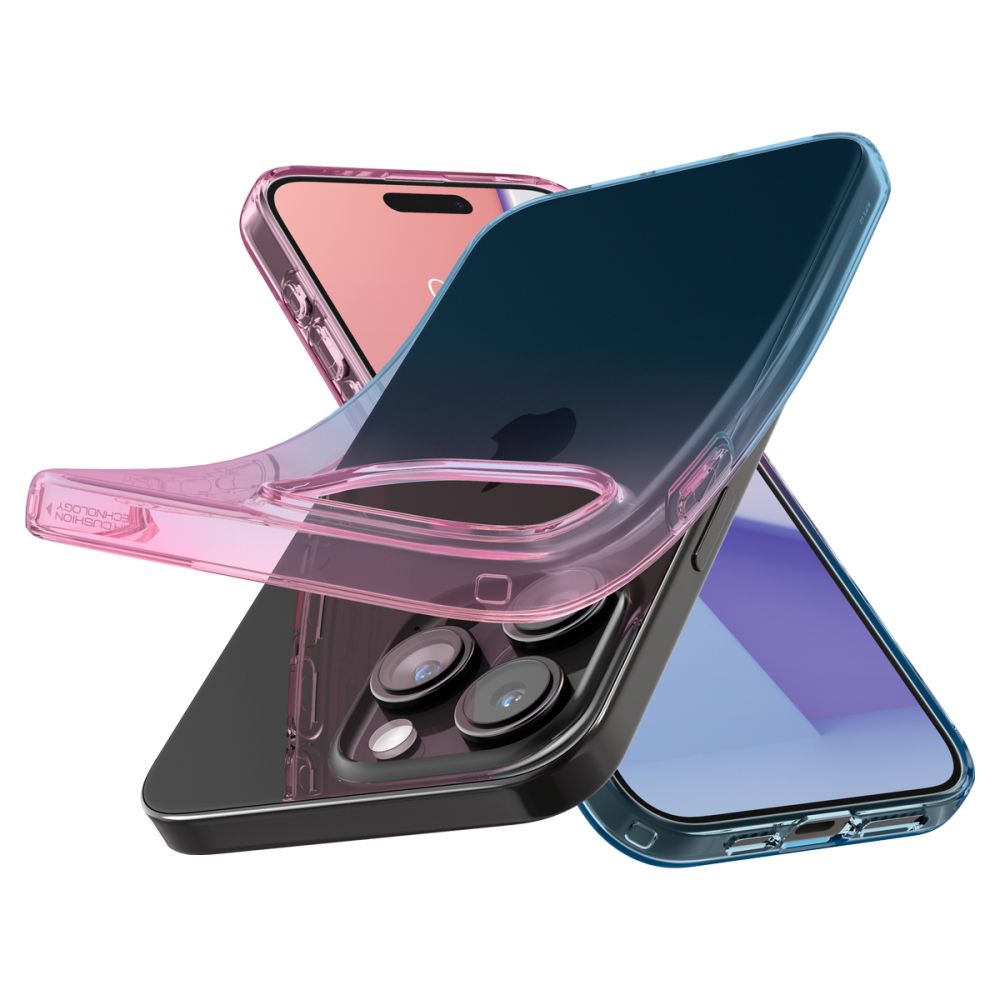 KRYT SPIGEN LIQUID CRYSTAL IPHONE 15 PRO GRADATION PINK