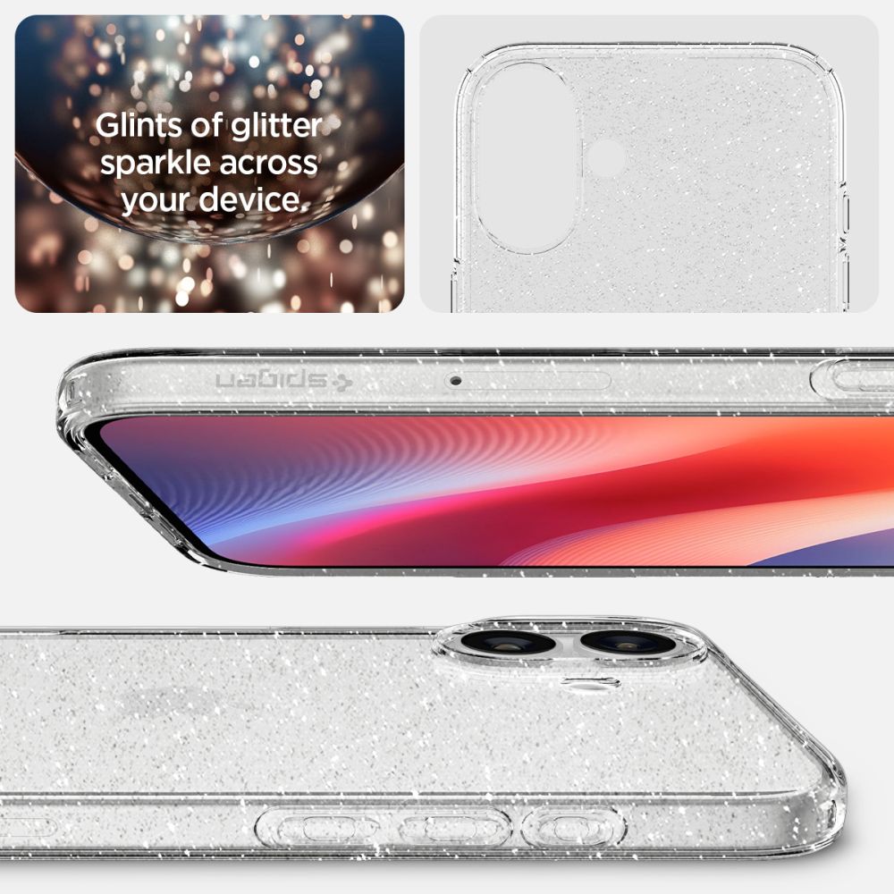 KRYT SPIGEN LIQUID CRYSTAL IPHONE 16 GLITTER CRYSTAL