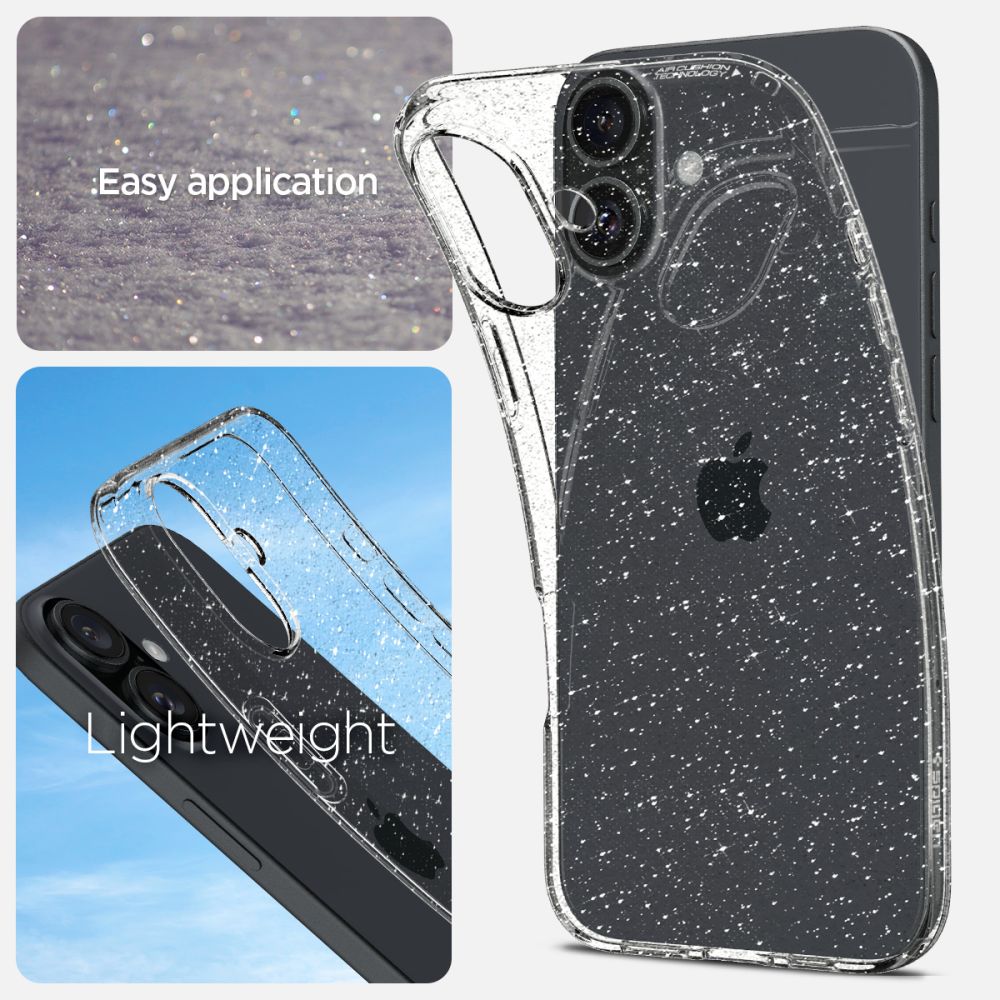 KRYT SPIGEN LIQUID CRYSTAL IPHONE 16 GLITTER CRYSTAL