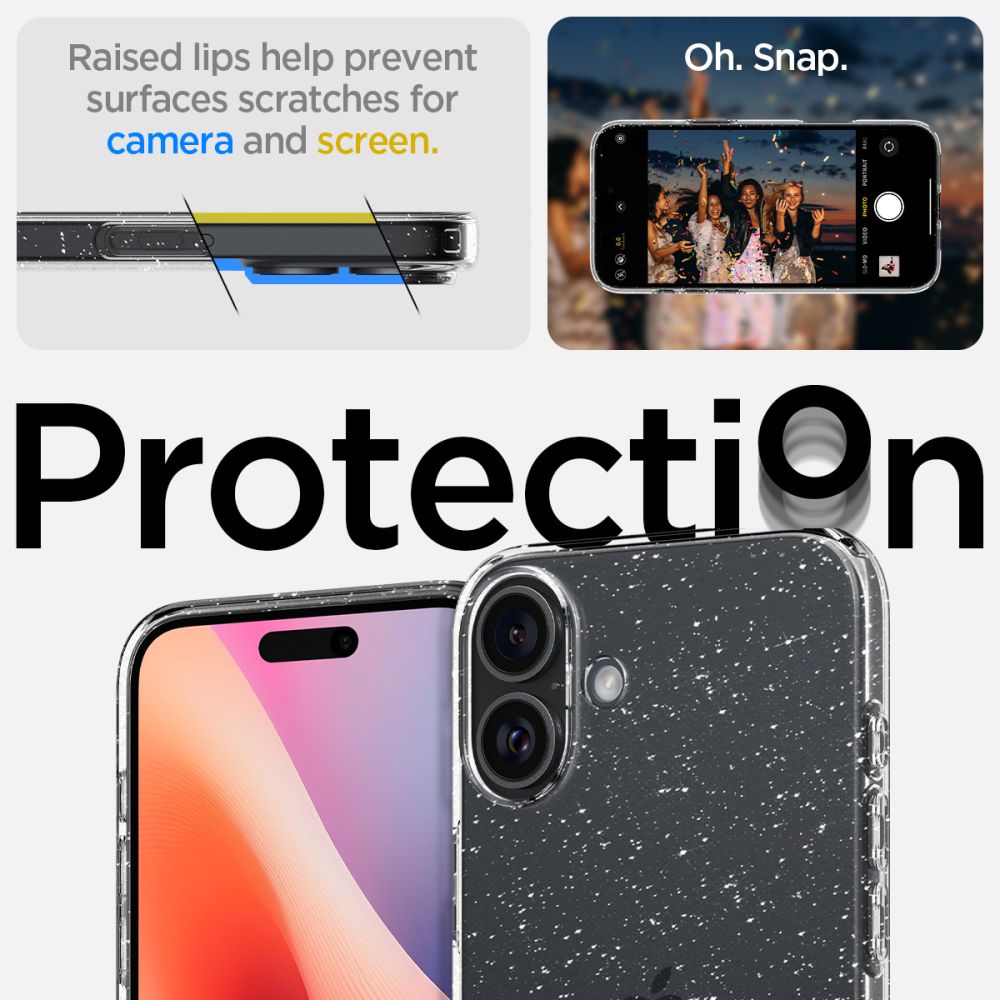 KRYT SPIGEN LIQUID CRYSTAL IPHONE 16 PLUS GLITTER CRYSTAL