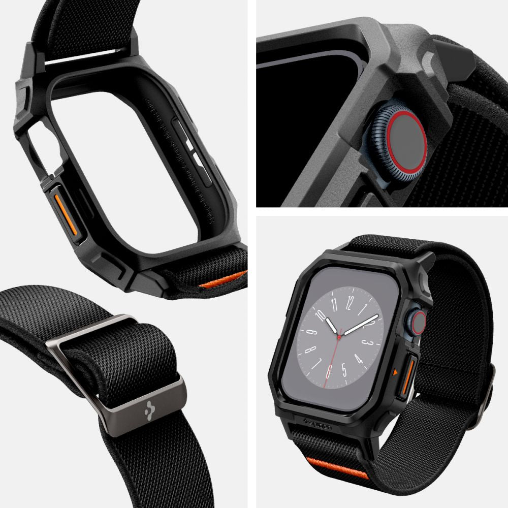 PUZDRO SPIGEN LITE FIT ”PRO” APPLE WATCH 10 (46 MM) MATTE BLACK