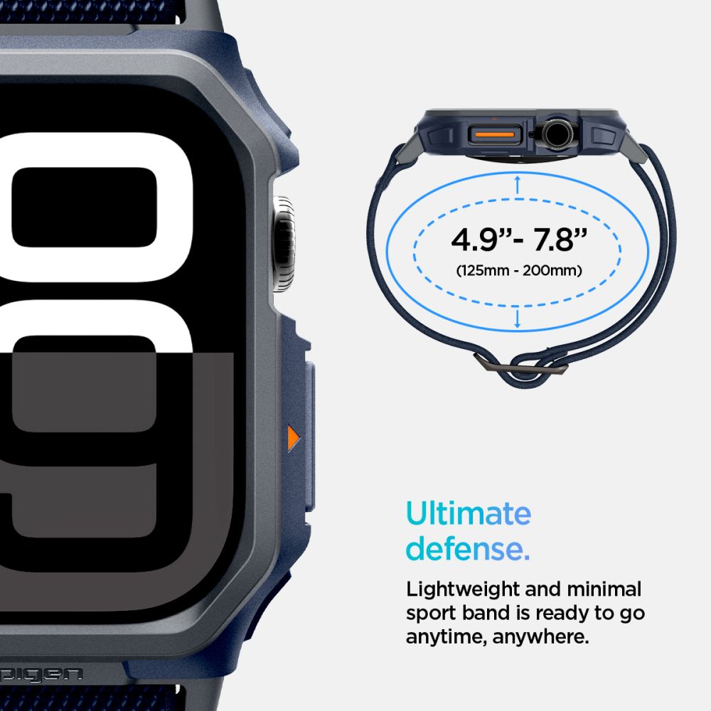PUZDRO SPIGEN LITE FIT ”PRO” APPLE WATCH 10 (46 MM) NAVY BLUE