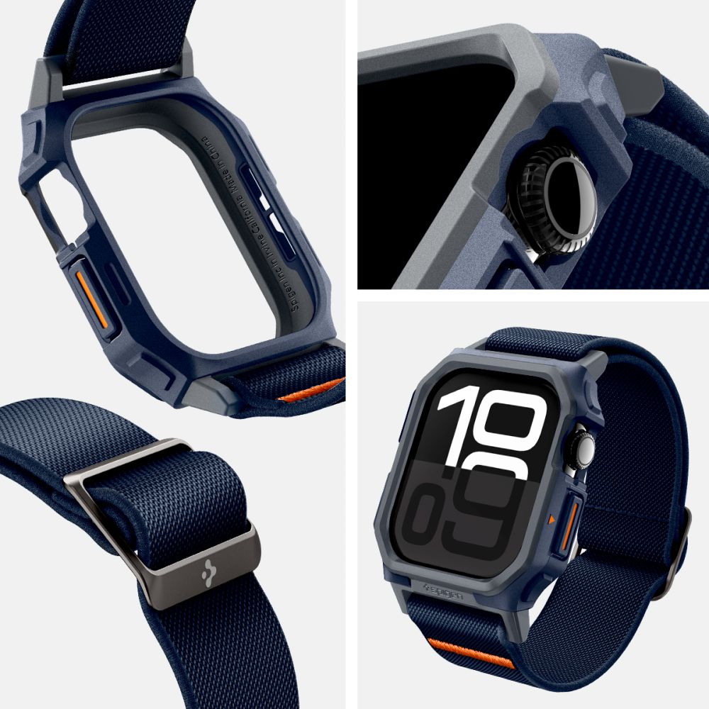 PUZDRO SPIGEN LITE FIT ”PRO” APPLE WATCH 10 (46 MM) NAVY BLUE