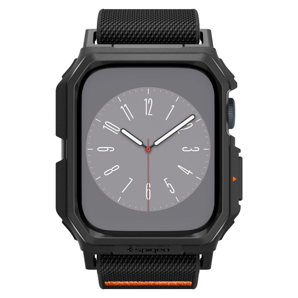 REMEN S MASKOM ZA APPLE WATCH 4 / 5 / 6 / 7 / 8 / 9 / SE 44 / 45 MM SPIGEN LITE FIT "PRO" MATTE BLACK