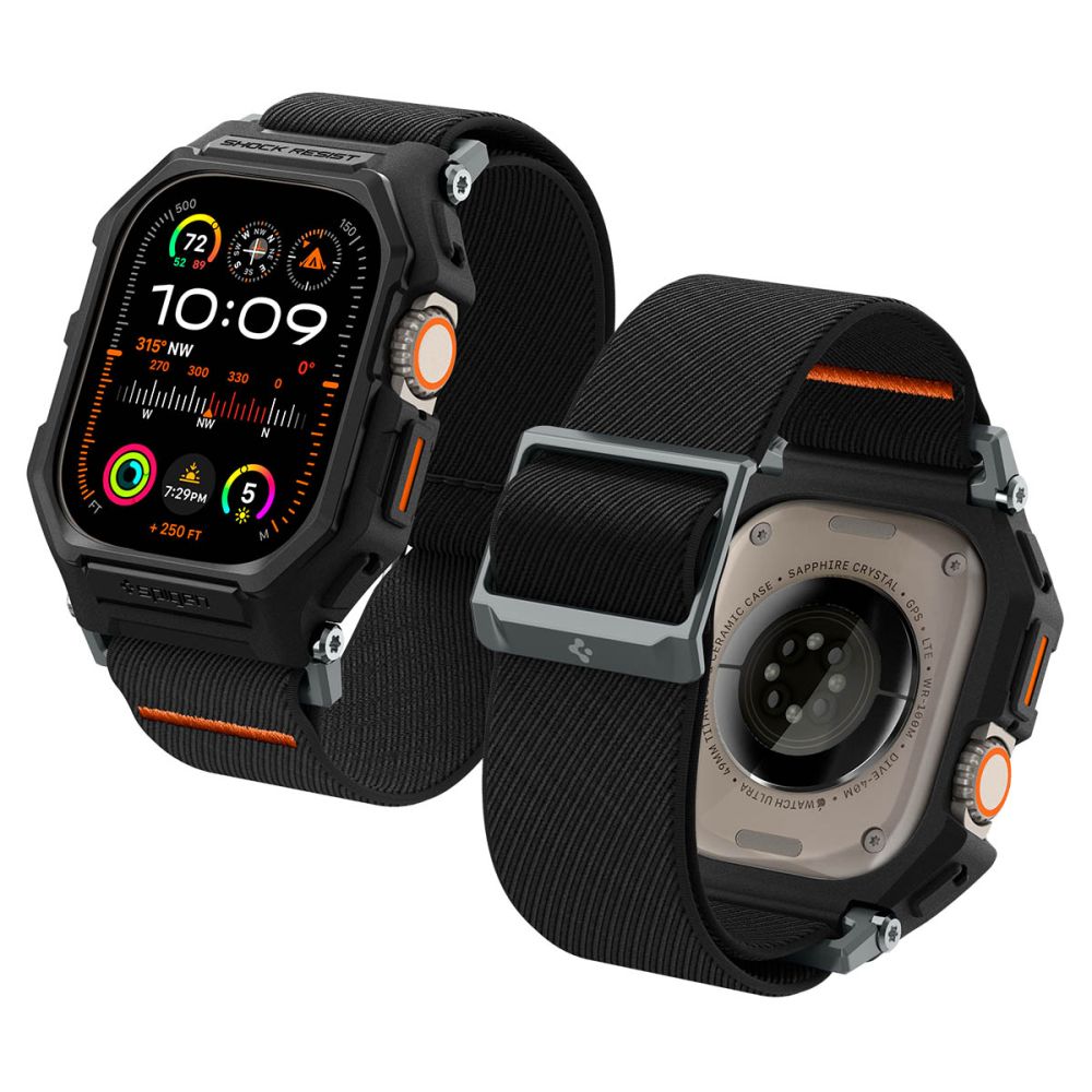 REMIENOK S OCHRANNÝM PUZDROM SPIGEN LITE FIT ”PRO” APPLE WATCH ULTRA 49 MM MATTE BLACK