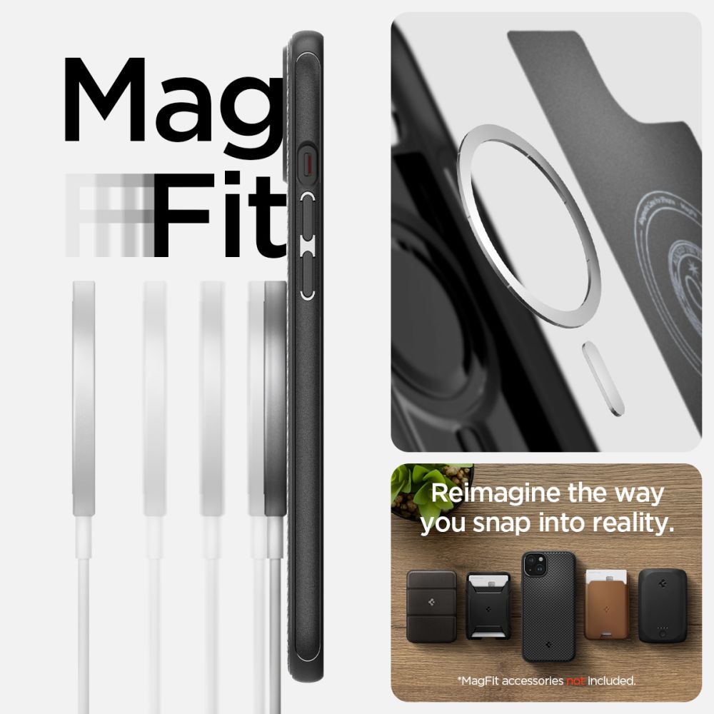 KRYT SPIGEN MAG ARMOR MAGSAFE IPHONE 15 MATTE BLACK