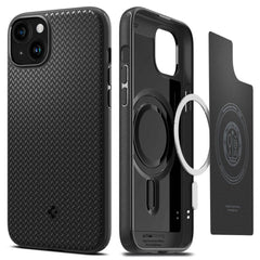 KRYT SPIGEN MAG ARMOR MAGSAFE IPHONE 15 MATTE BLACK