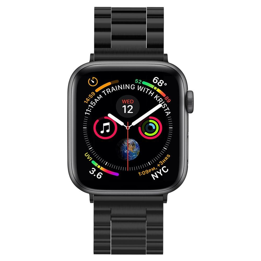 REMIENOK SPIGEN MODERN FIT BAND APPLE WATCH 6 / 7 / 8 / 9 / 10 / SE / ULTRA 1 / 2 (44 / 45 / 46 / 49 MM) BLACK