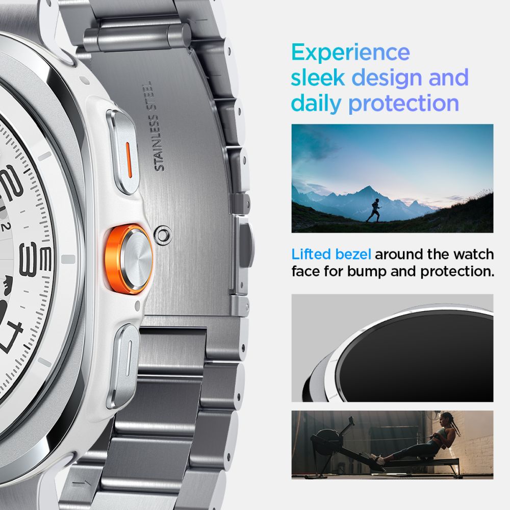 REMENIČEK SPIGEN MODERN FIT PAS SAMSUNG GALAXY WATCH ULTRA (47 MM) SREBRNA