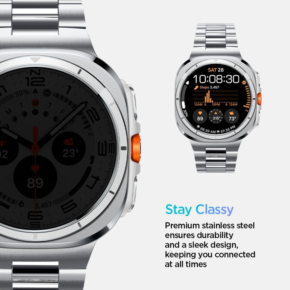 REMENIČEK SPIGEN MODERN FIT PAS SAMSUNG GALAXY WATCH ULTRA (47 MM) SREBRNA